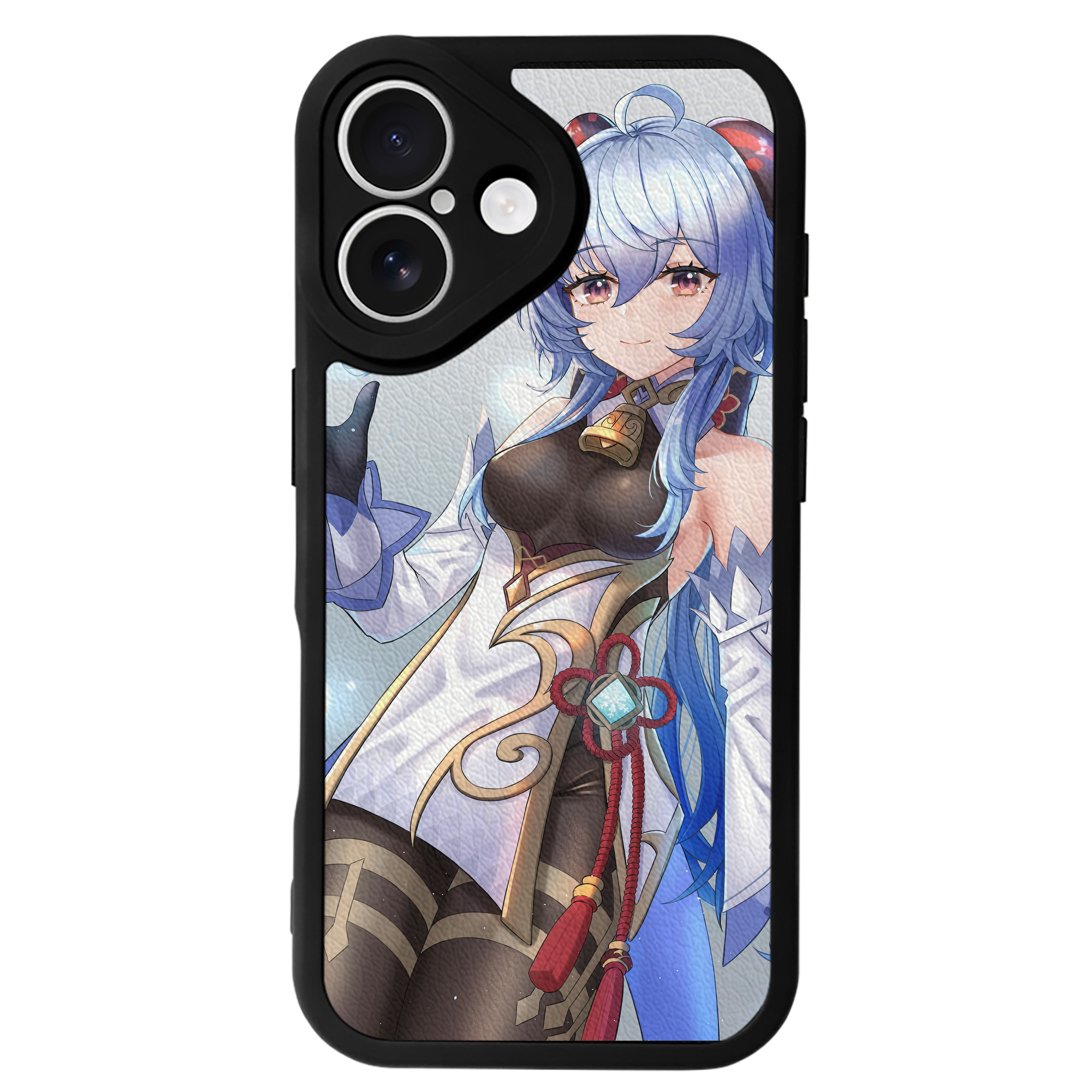 げんし神 genshin 【iPhone 16シリーズ対応】シリコンスマホケース（レザー調） 材質：シリコン